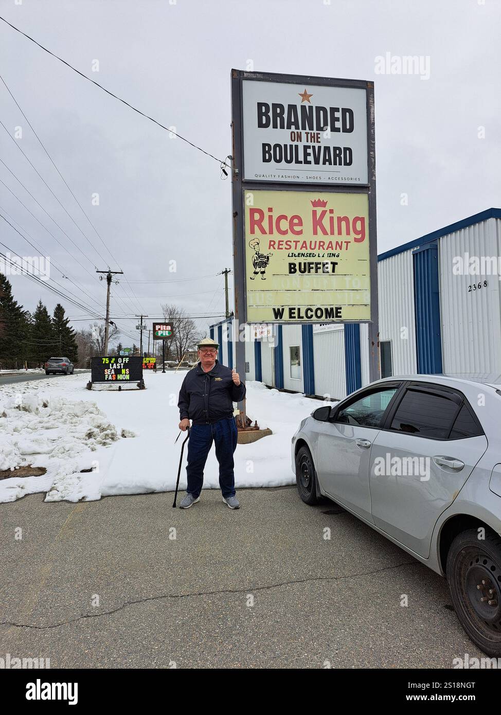 Ristorante a buffet Rice King sulla King George Highway a Miramichi, New Brunswick, Canada Foto Stock