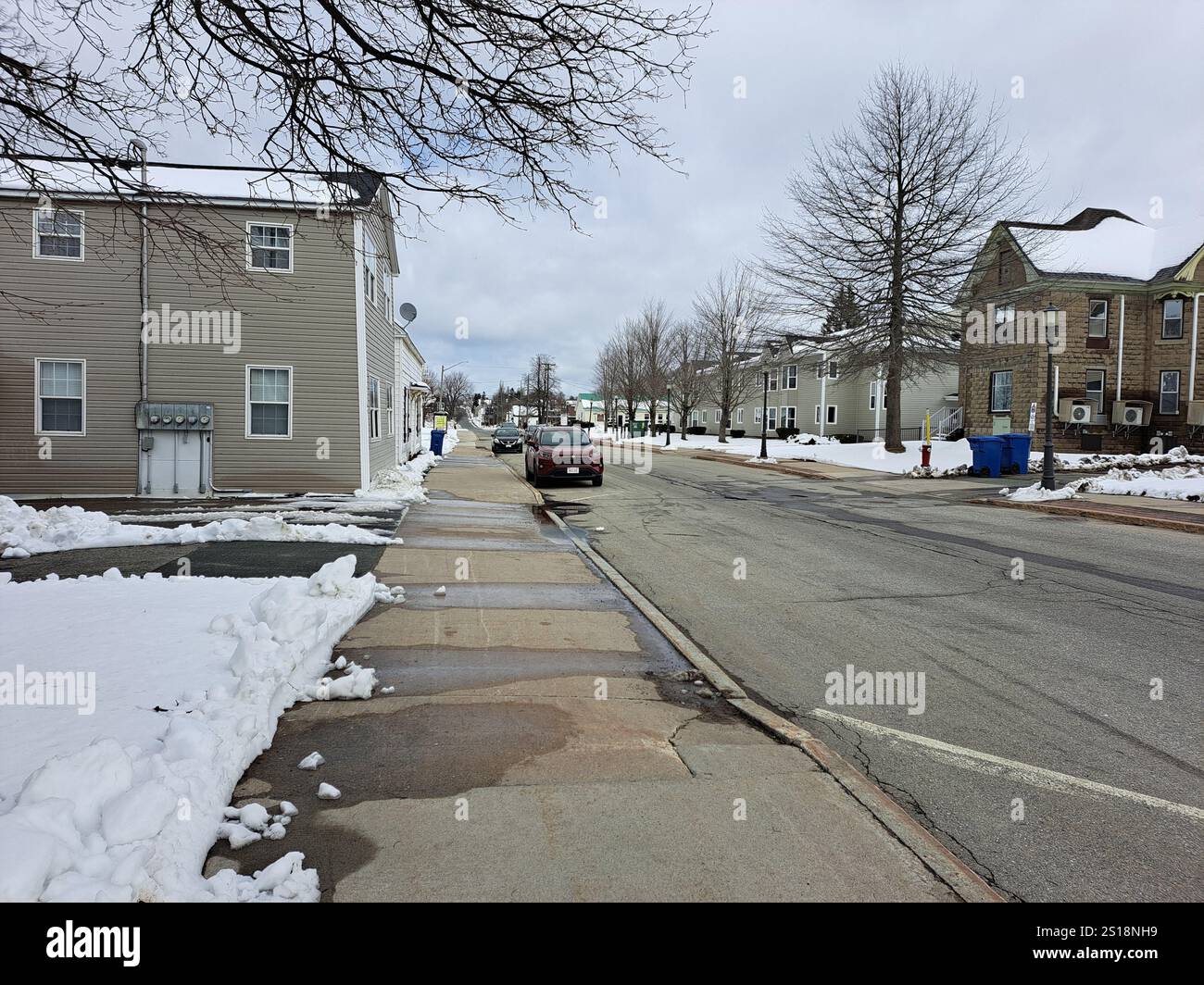 Water Street a Miramichi, New Brunswick, Canada Foto Stock