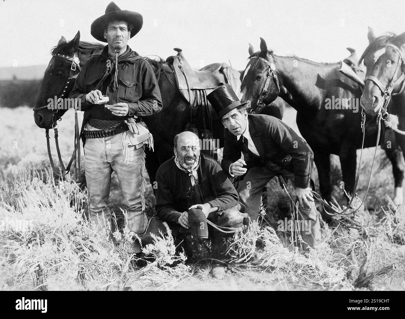 3 Bad Men (Fox, 1926) Publcitiy Photo. Un film WESTERN muto diretto da John Ford Foto Stock