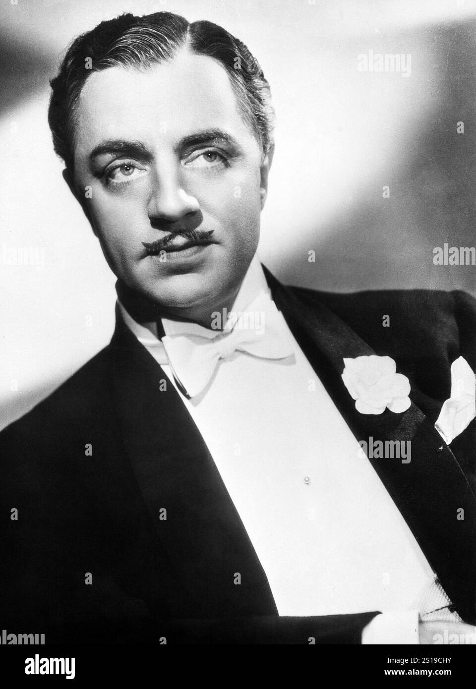 L'attore William Powell ne il grande Ziegfeld (MGM, 1936). Foto per la pubblicità verticale Foto Stock