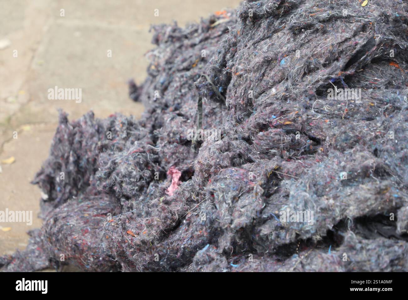 Rifiuti di cotone per pulizia multipla Foto Stock