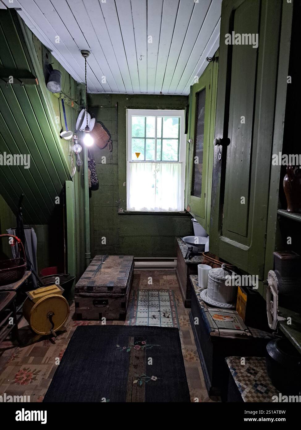 Deposito nel sito storico nazionale Hawthorne Cottage a Brigus, Terranova e Labrador, Canada Foto Stock