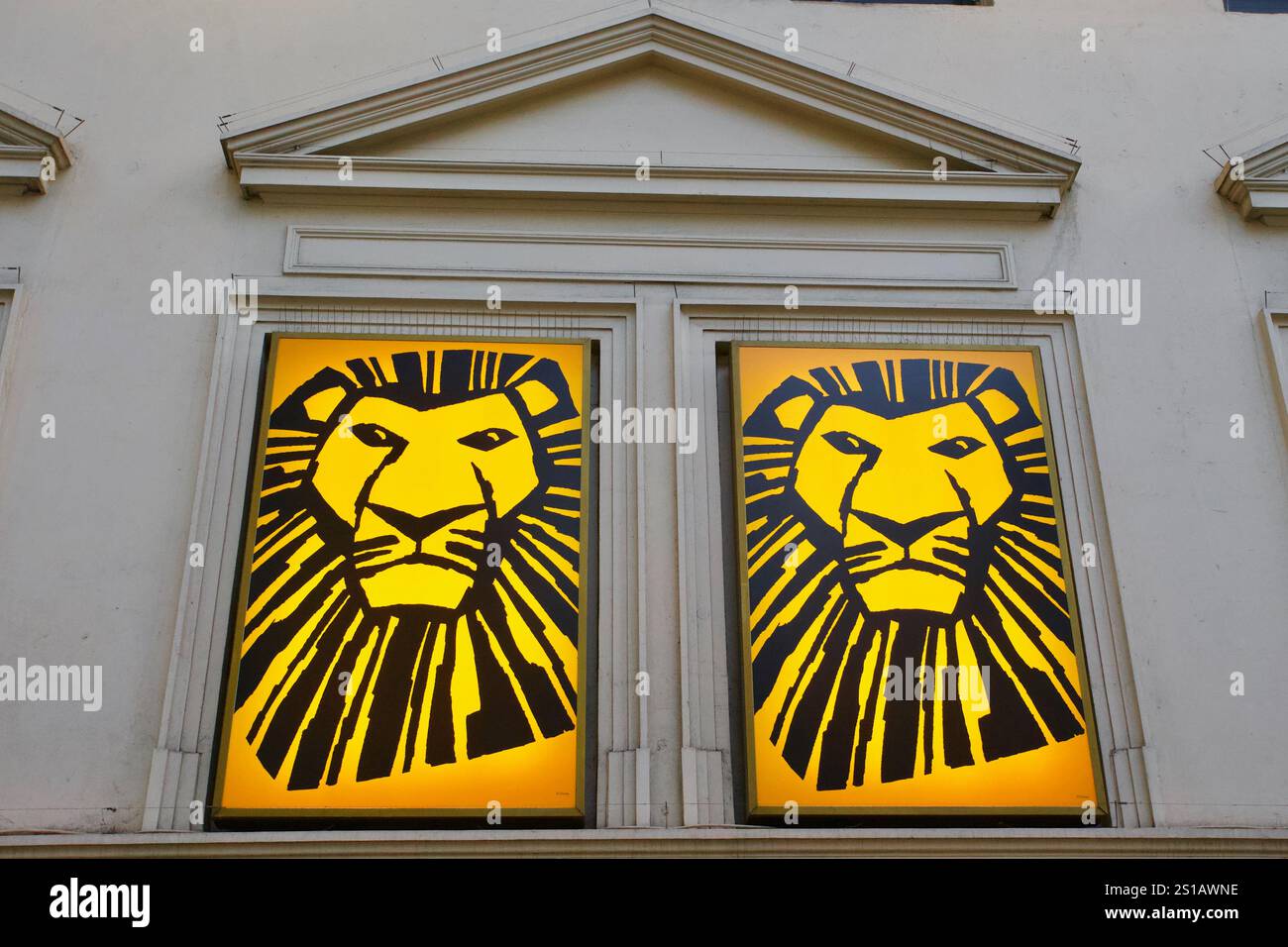 Lion King, Lyceum Theatre, Wellington Street, Covent Garden, City of Westminster, Londra, Inghilterra. Foto Stock