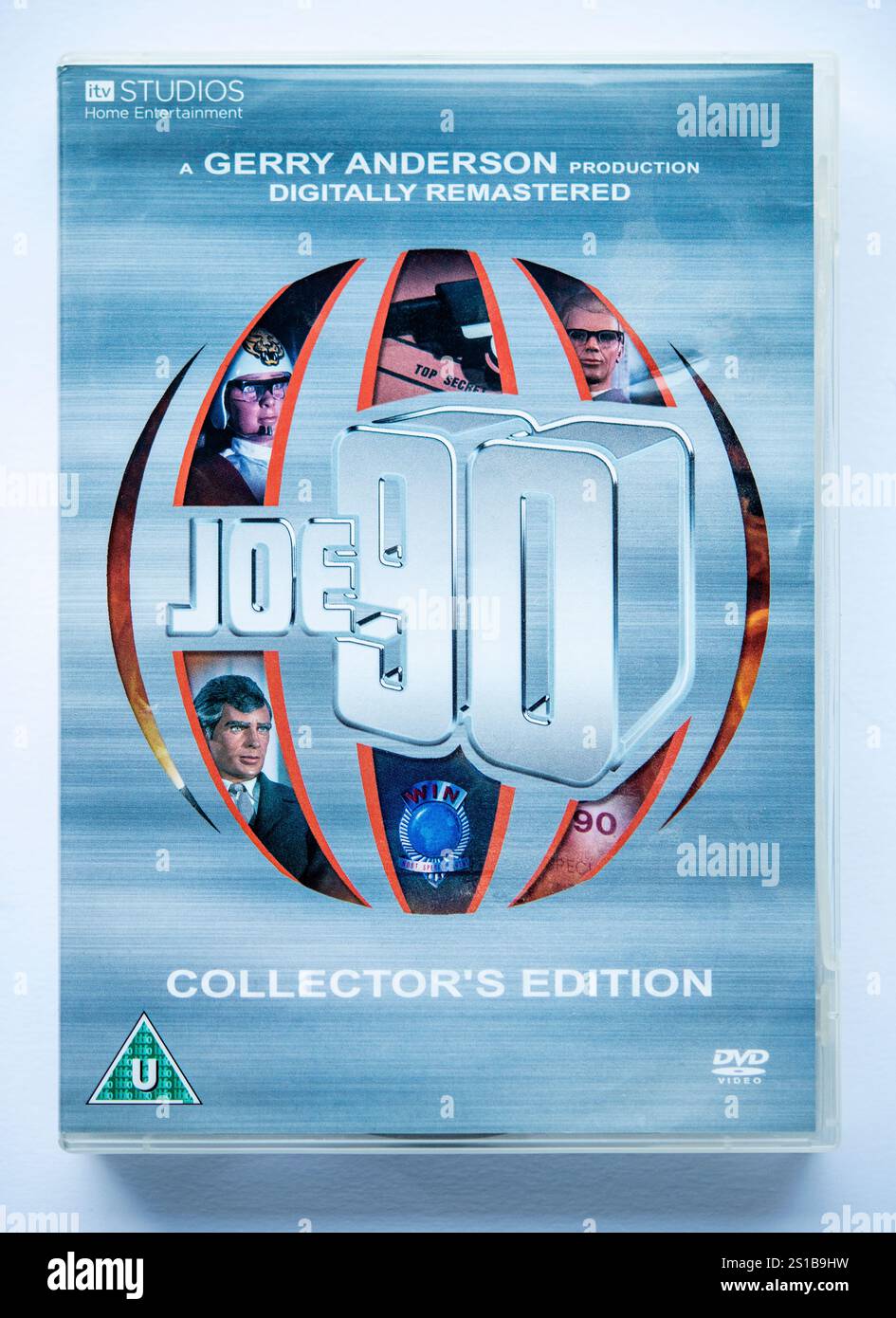 Cofanetto DVD della serie TV per bambini Joe 90 creata da Gerry Anderson Foto Stock