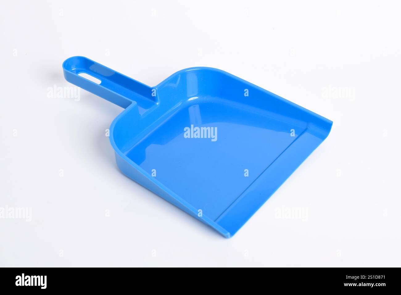 Paletta blu piccola isolata su sfondo bianco Foto Stock