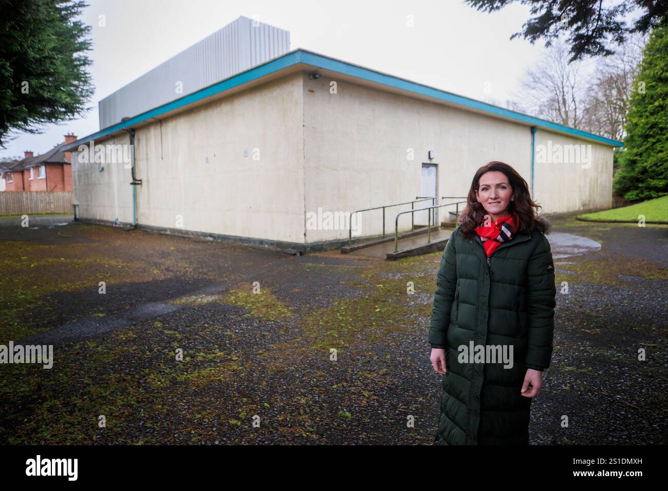 Naoimh Quinn, architetto senior presso il Department of Communities (DFC) Historic Environment Division (HED), presso il bunker Mount Eden Park, che è un ex bunker nucleare nel sud di Belfast per essere riaperto come struttura per documenti storici. Data di pubblicazione: Venerdì 3 gennaio 2025. Foto Stock