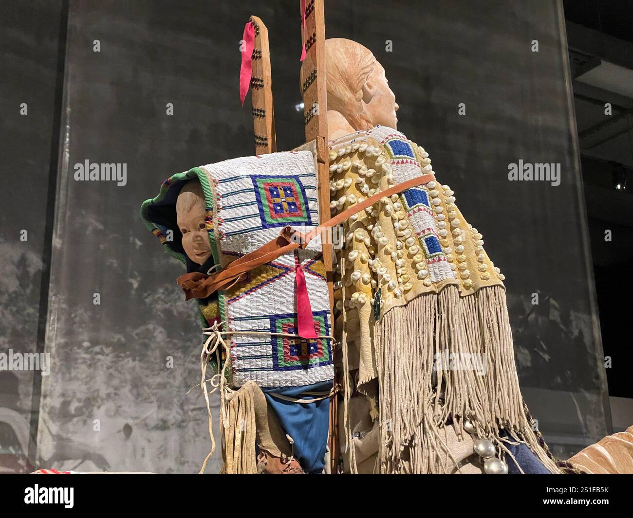 Buffalo Bill Center of the West Museum, Cody, Wyoming, Stati Uniti - Immagine stock catturata con smartphone