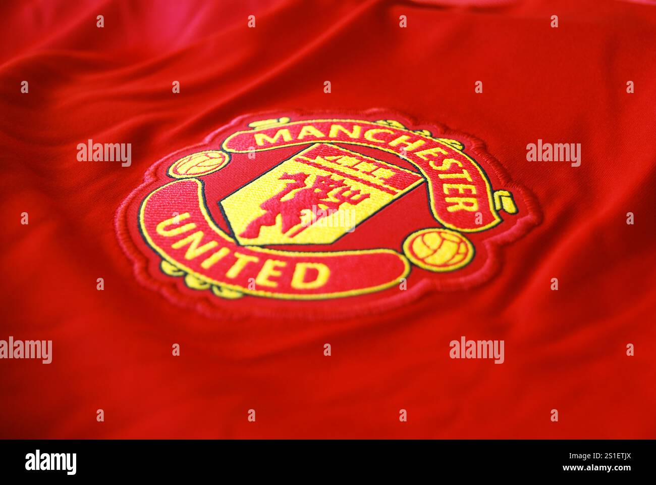 Portafoglio Ufficiale Manchester United FC - Chiusura A Stripe Con Stemma - Foto 6