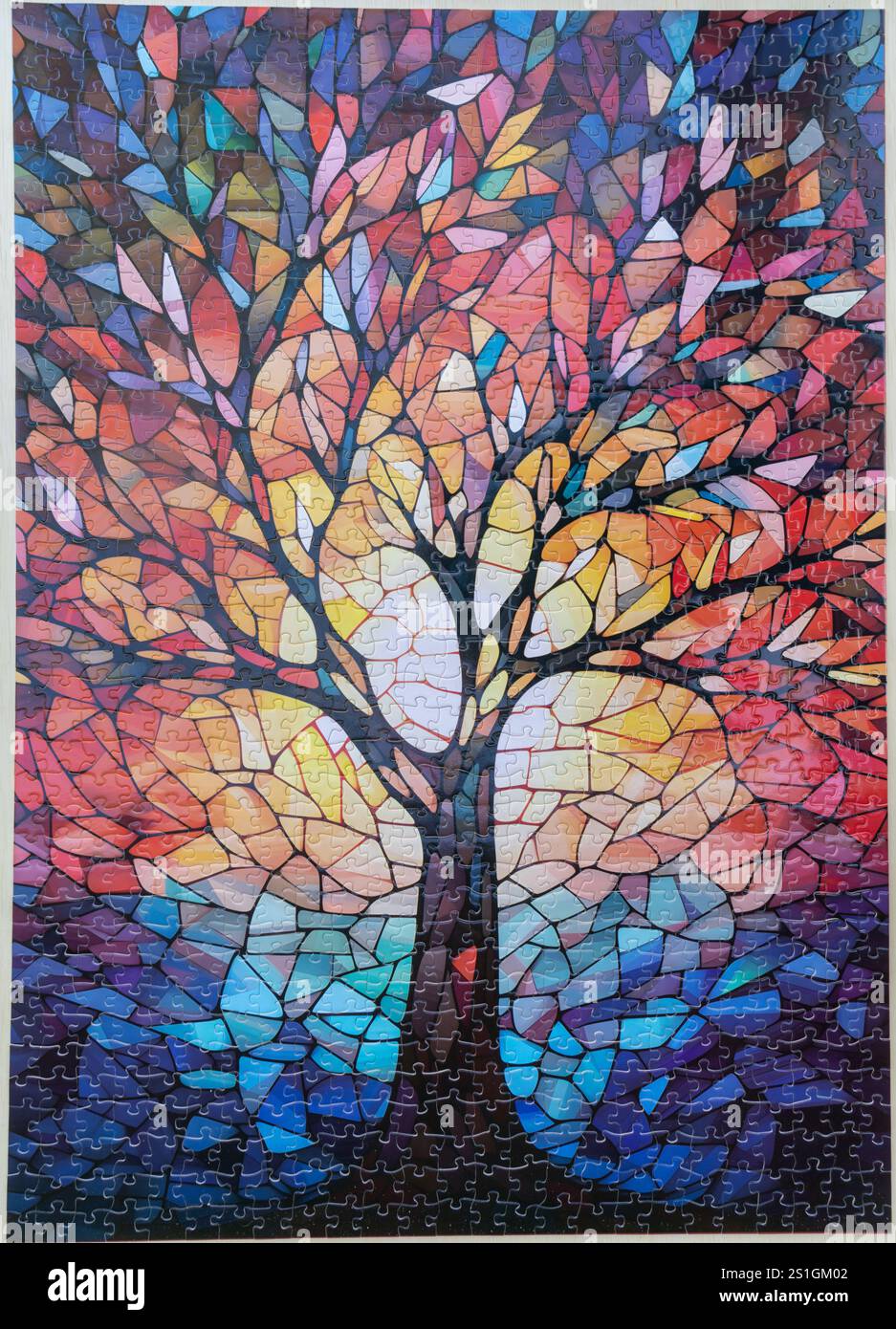 Puzzle da 1000 pezzi Tree of Life. Foto Stock