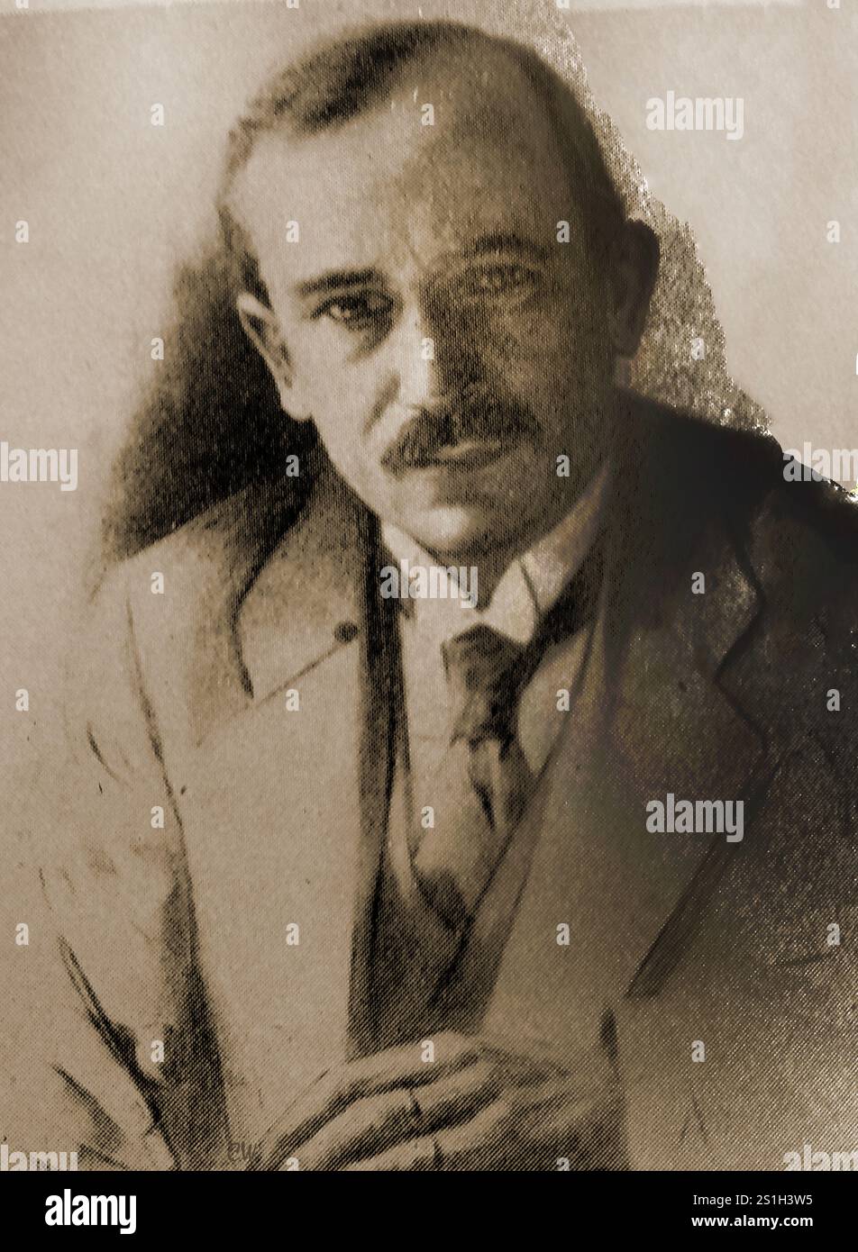 Ritratto del politico ceco Dr. Eduard Benes (Edvard Beneš 1884-1948) del 1940, presidente della Cecoslovacchia. ---století Portrét českého politika Dr. Eduarda Beneše (Edvard Beneš 1884-1948), prezidenta Československa. ---Jahrhundert Porträt des tschechischen Politikers Dr. Eduard Beneš (Edvard Beneš 1884–1948), Präsident der Tschechoslowakei. --- Foto Stock