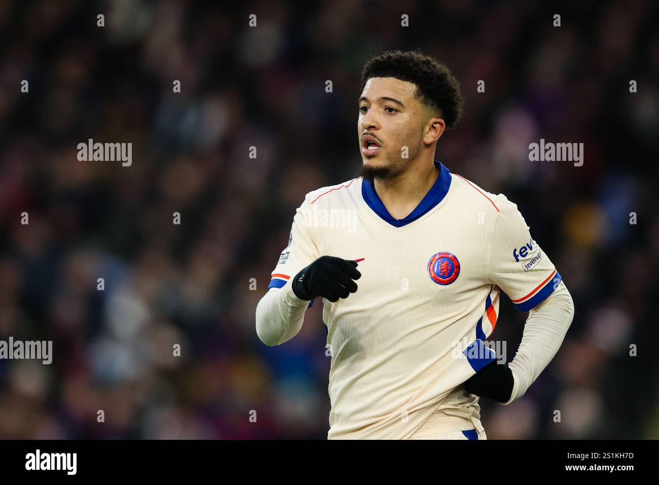 LONDRA, Regno Unito - 4 gennaio 2025: Jadon Sancho del Chelsea durante la partita di Premier League tra Crystal Palace FC e Chelsea FC al Selhurst Park (credito: Craig Mercer/ Alamy Live News) Foto Stock