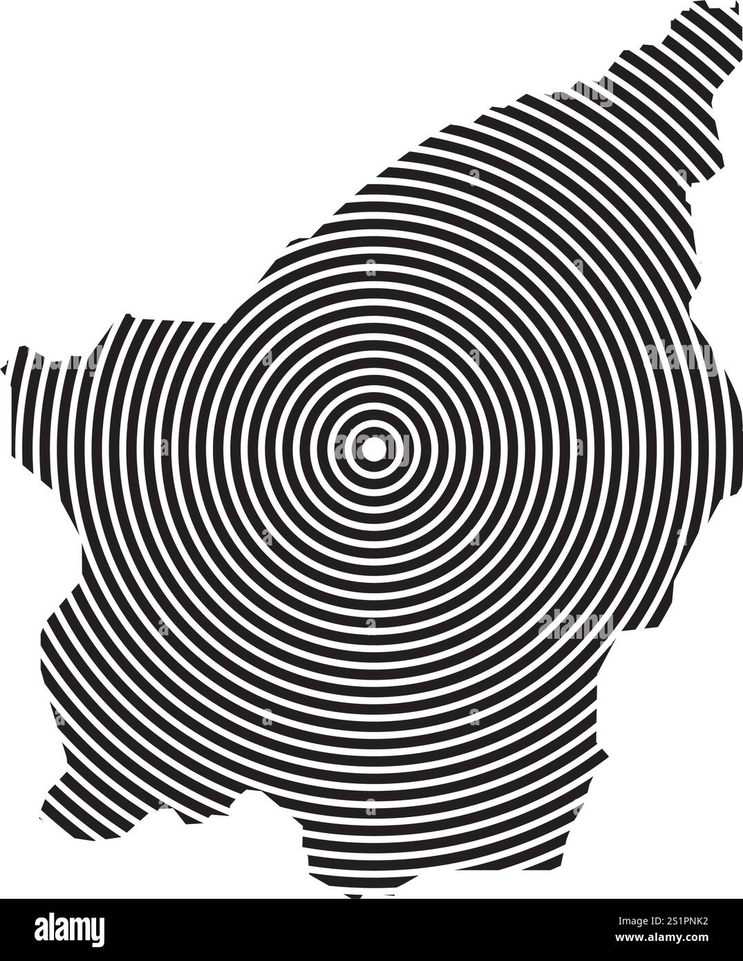 Icona di San Marino Map Element Design Illustrazione Vettoriale