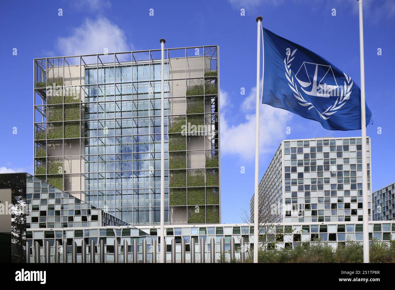 Corte penale internazionale ICC, Cour penale internazionale CPI, l'Aia, Paesi Bassi, Paesi Bassi, Europa Foto Stock