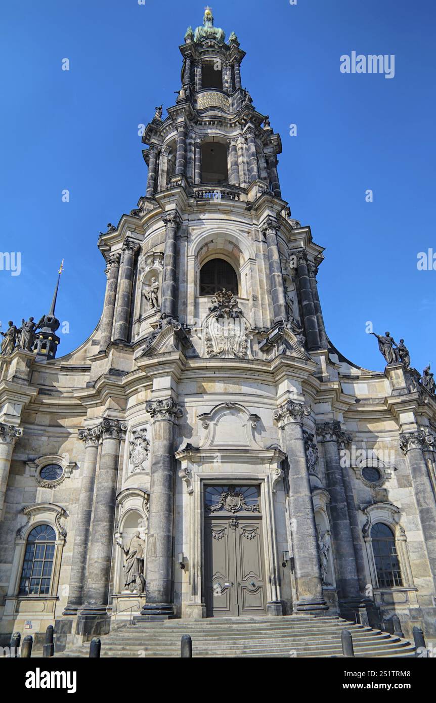 Famosi edifici di Dresda Foto Stock Famosi edifici di Dresda Foto Stock