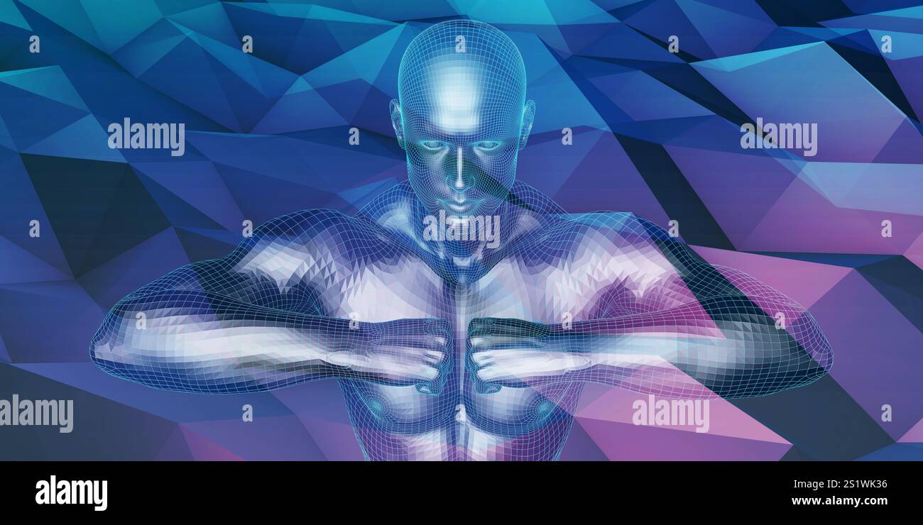 Sistemi di intelligenza artificiale e autonomo e industria del sistema Foto Stock