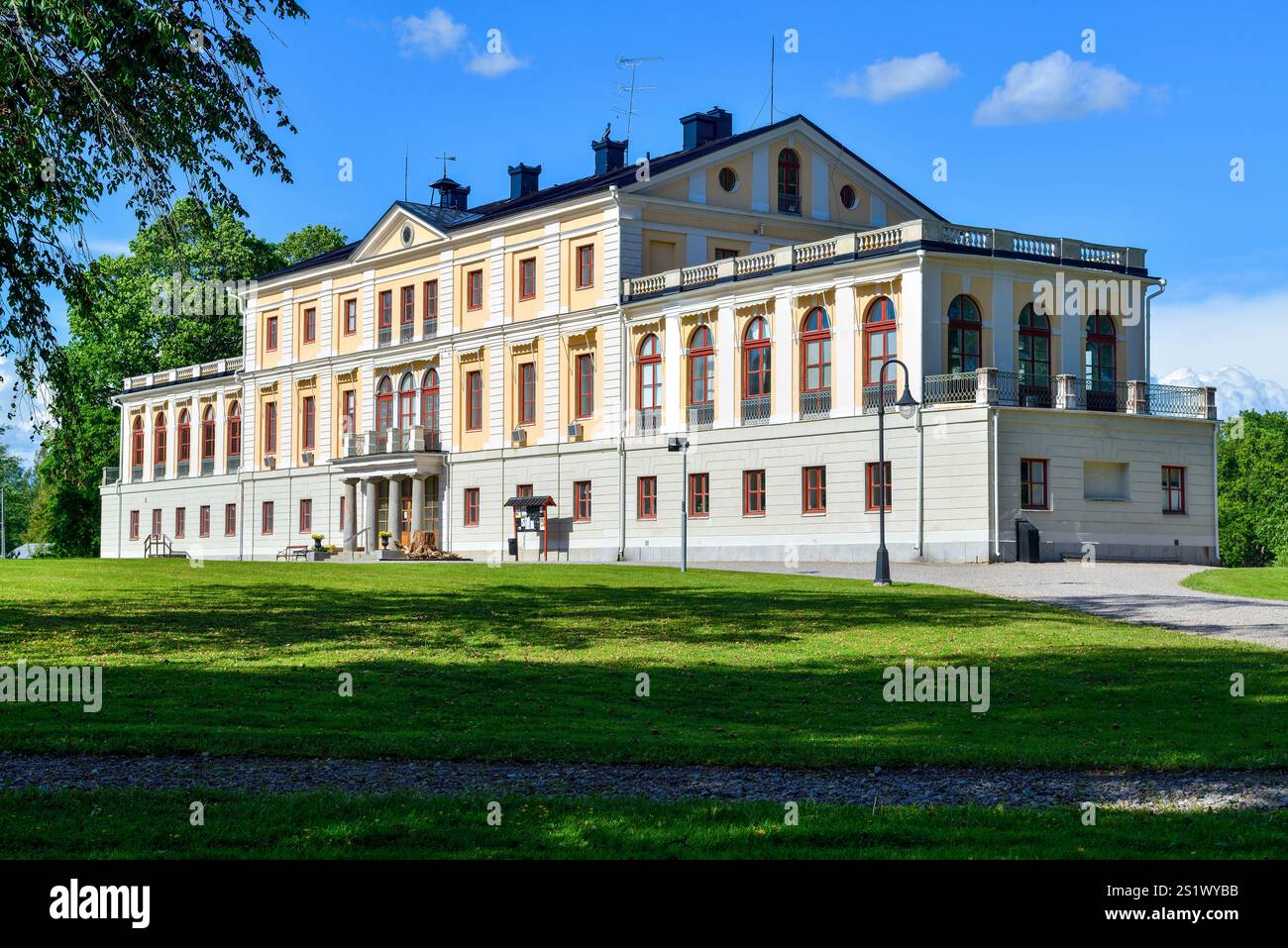 Säfstaholms slott, castello di Säfstaholm, centro culturale, Södermanland, Svezia Foto Stock
