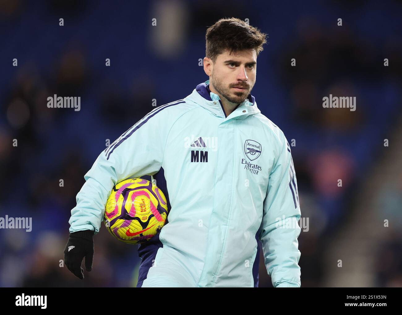 Brighton e Hove, Regno Unito. 4 gennaio 2025. Miguel Molina, assistente manager dell'Arsenal durante la partita di Premier League all'AMEX Stadium, Brighton e Hove. Il credito per immagini dovrebbe essere: Paul Terry/Sportimage Credit: Sportimage Ltd/Alamy Live News Foto Stock