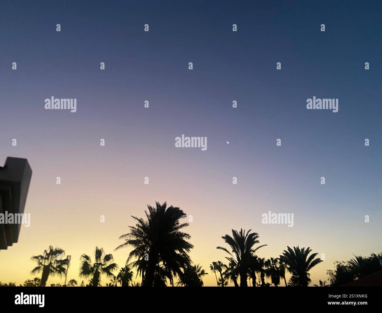 Foto al tramonto in spagna Foto Stock