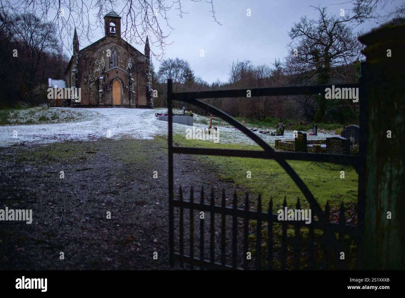 Fivemiletown, Regno Unito. 5 gennaio 2025. 05/01/2025 Fivemiletown credito: Bonzo/Alamy Live News Foto Stock
