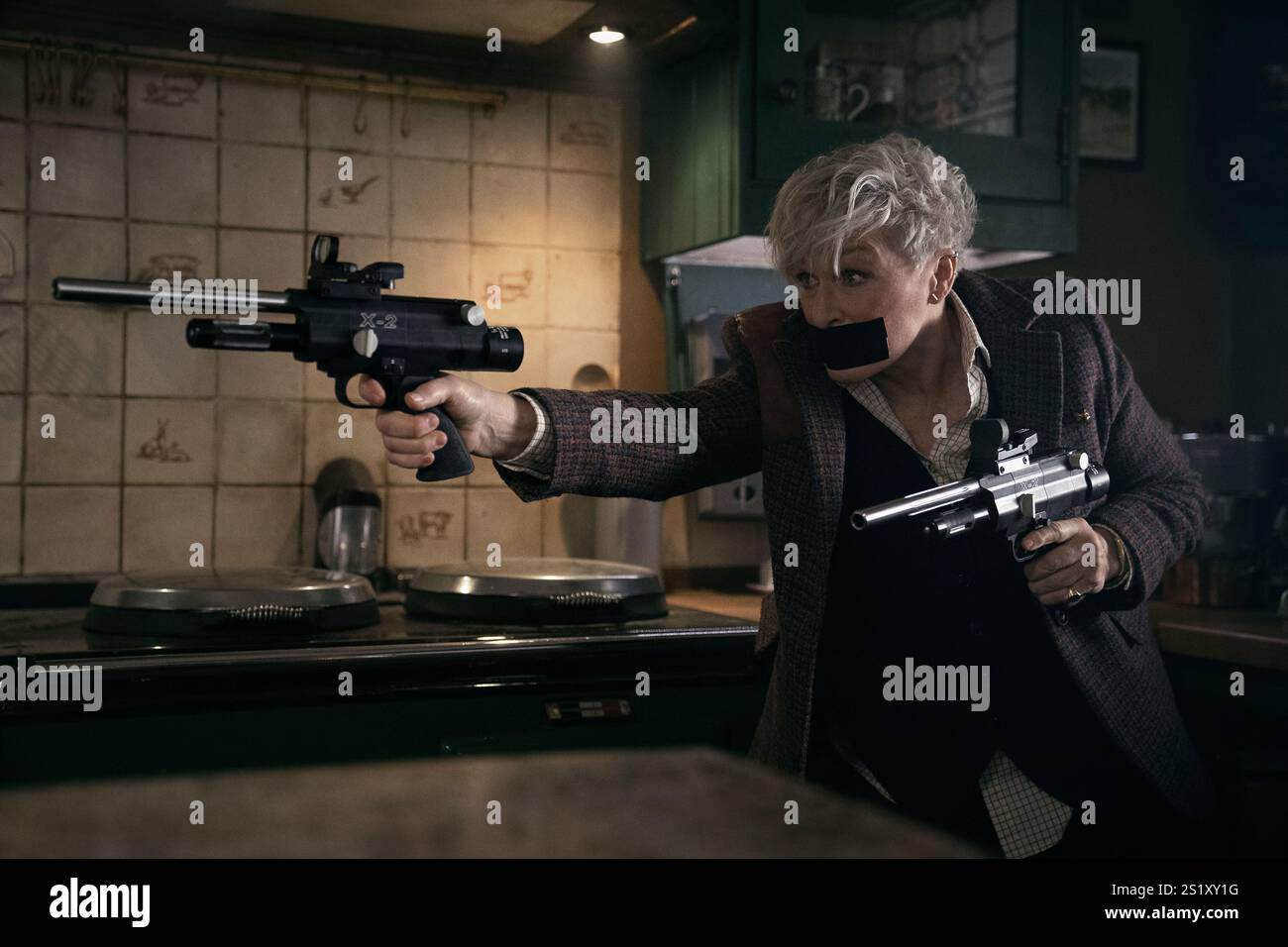 Di nuovo in azione Glenn Close Foto Stock