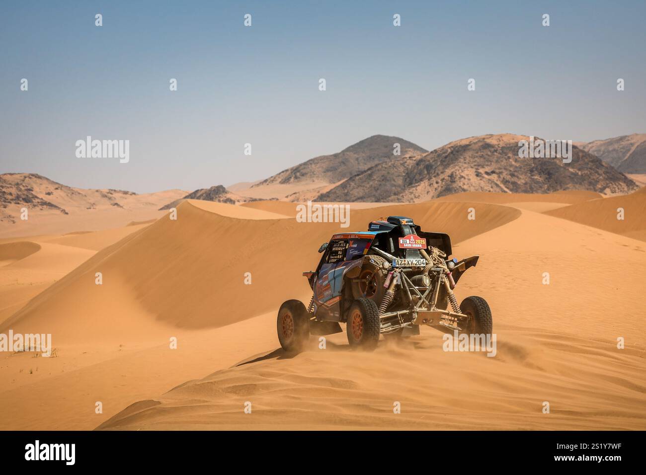 315 QUANDT Annett (ger), SEEL Annie (swe), X-RAID, X-RAID Team, Challenger T3, azione durante la fase 2 della Dakar 2025 dal 5 al 6 gennaio 2025 intorno a Bisha, Arabia Saudita - foto Antonin Vincent / DPPI Foto Stock