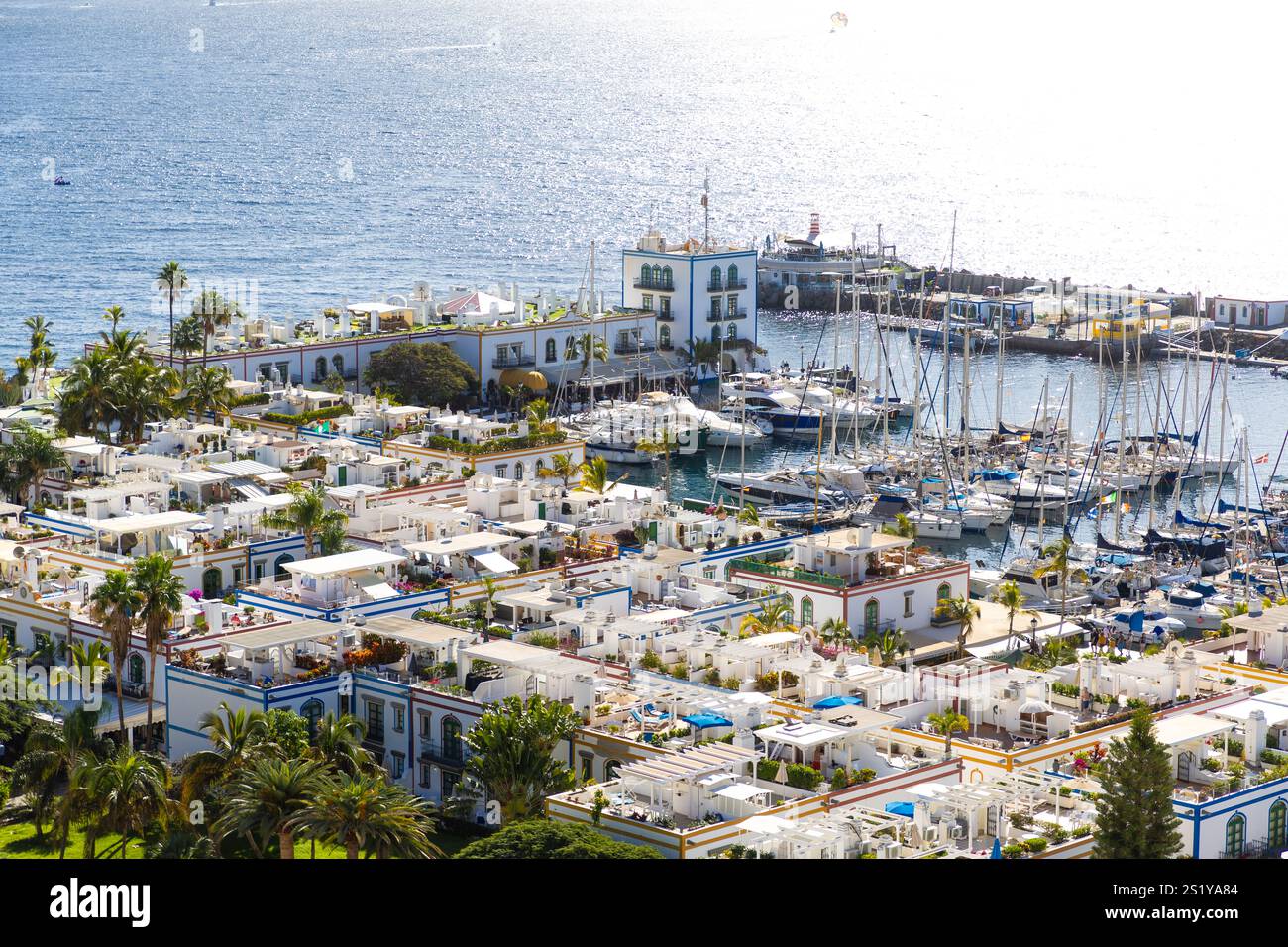 Puerto de Mogan, Gran Canaria, Spagna Foto Stock