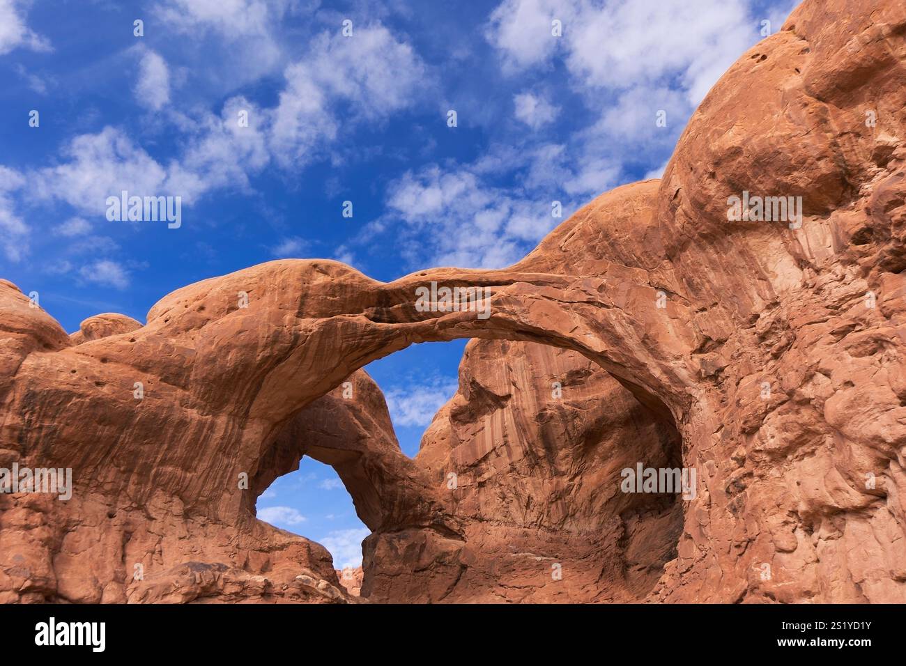 arcate formazioni di archi parco nazionale, utah 2-usa Foto Stock