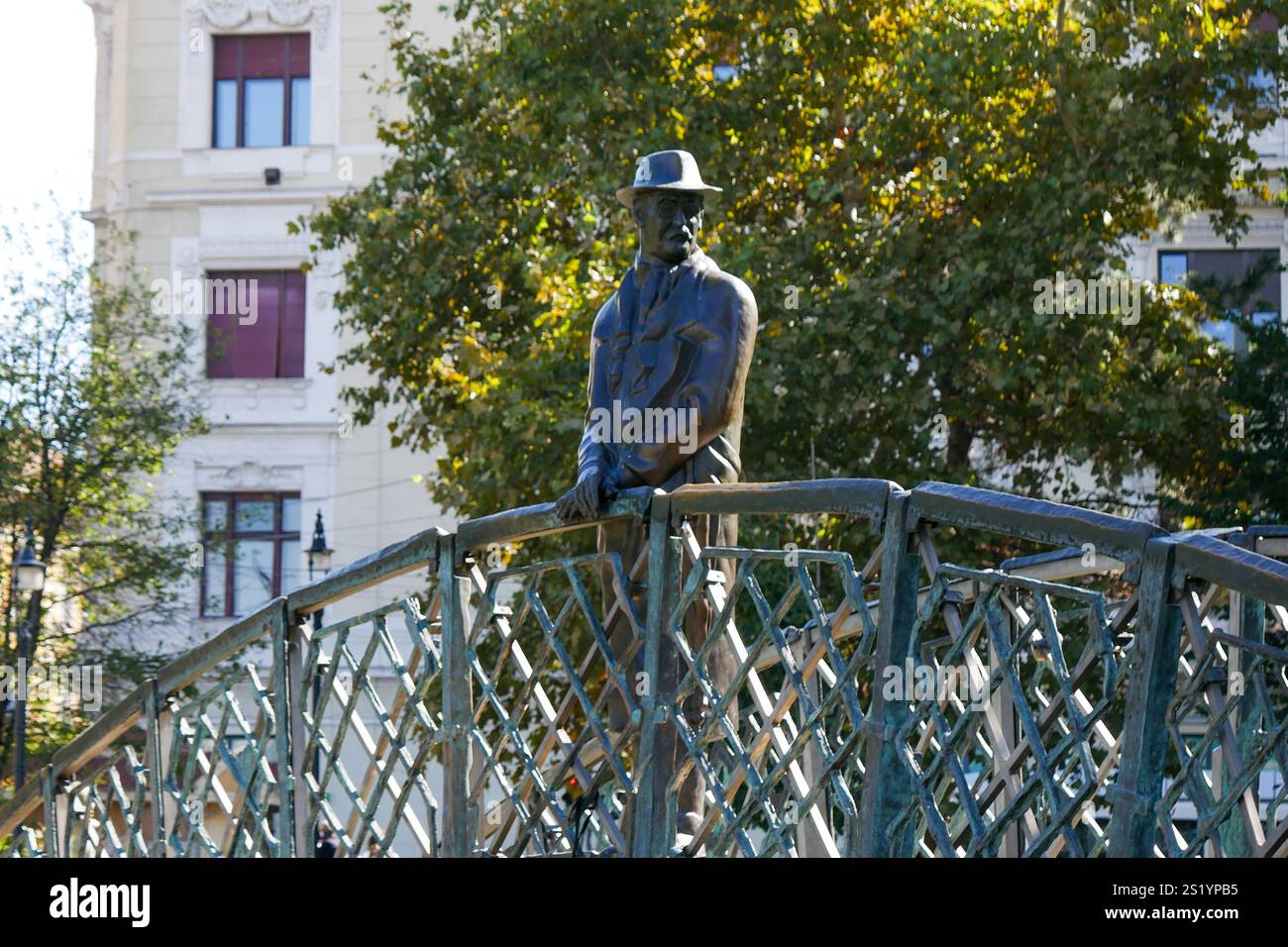 Szobra di Nagy Imre Foto Stock