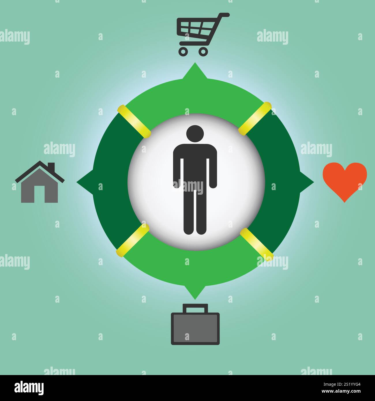 Grande serie di icone dei social network. Icone degli scomparti. EPS 10 Illustrazione Vettoriale