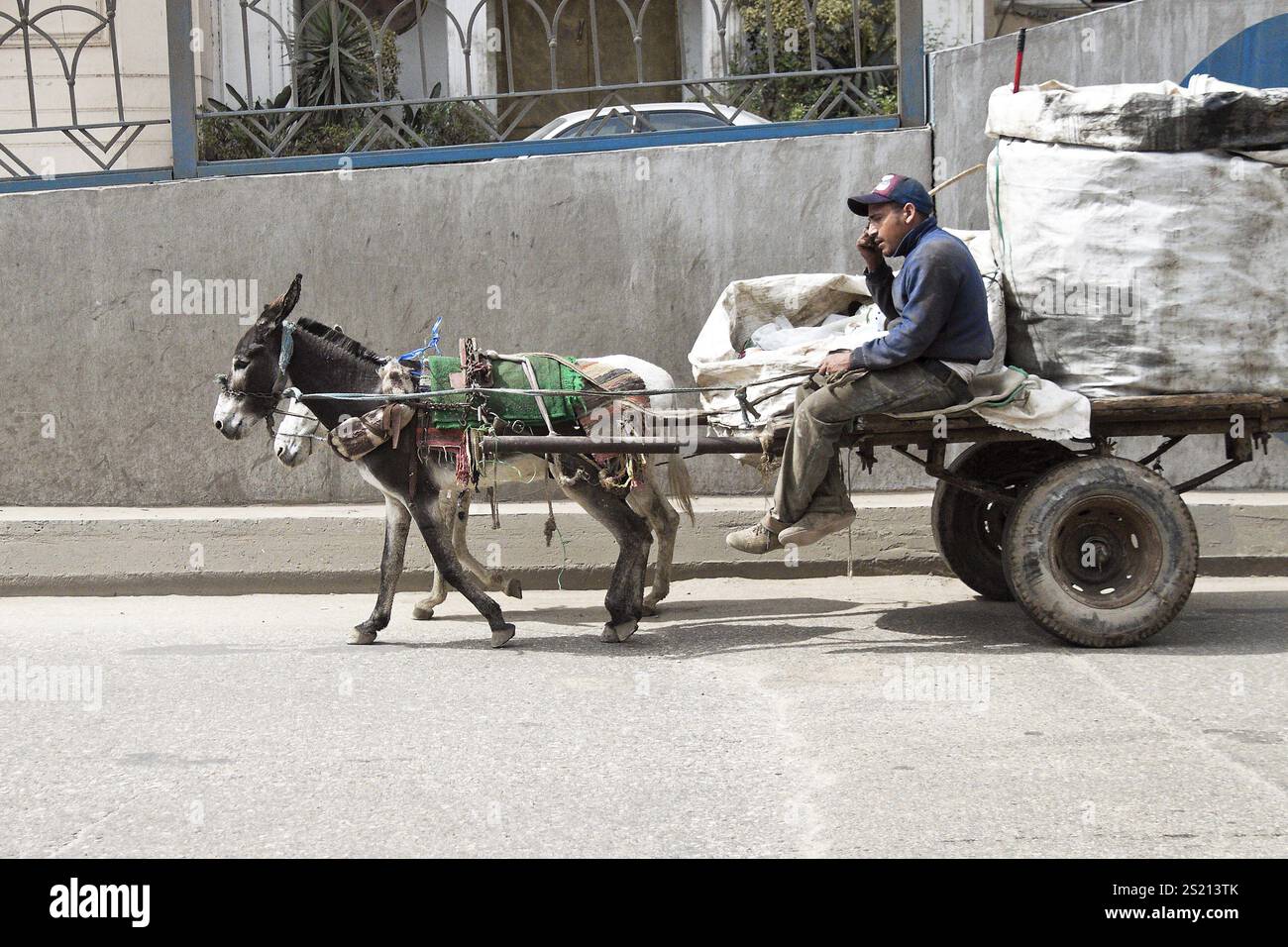 La vita in Egitto in Africa. Persone nella vita di tutti i giorni. Austria Foto Stock