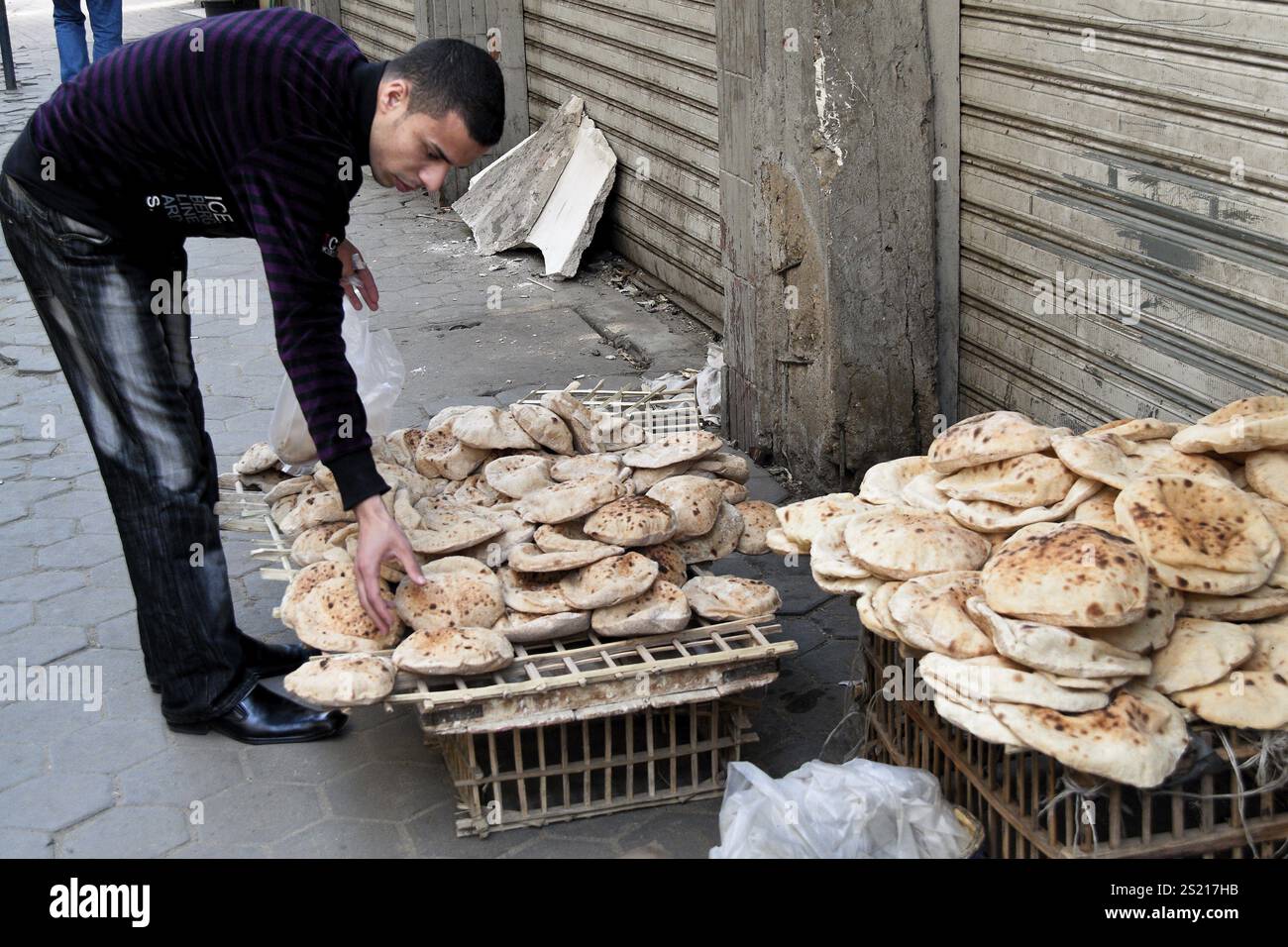 La vita in Egitto in Africa. Persone nella vita di tutti i giorni. Austria Foto Stock