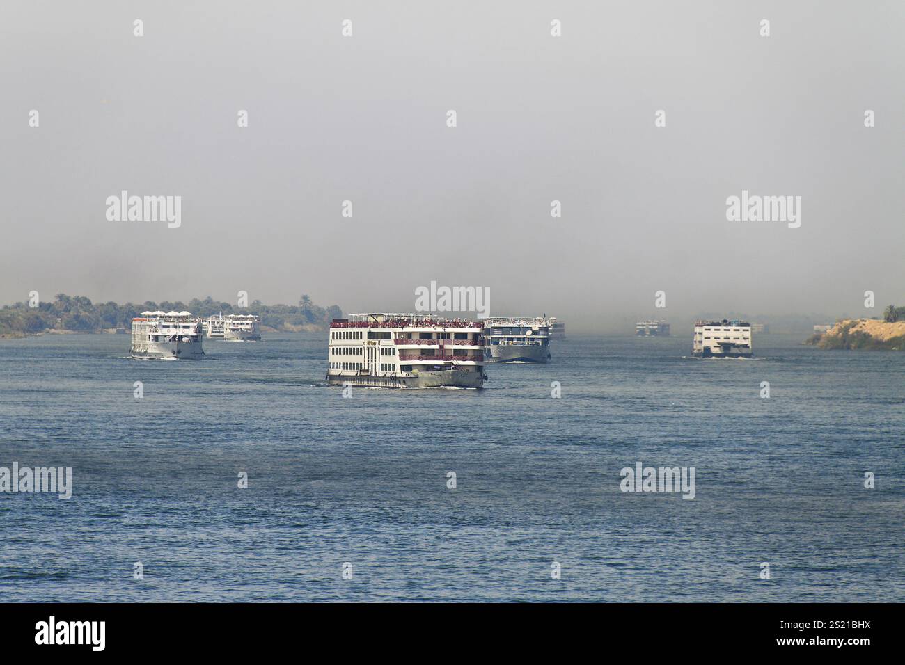 Una crociera sul Nilo fa parte di ogni viaggio in Egitto. Austria Foto Stock
