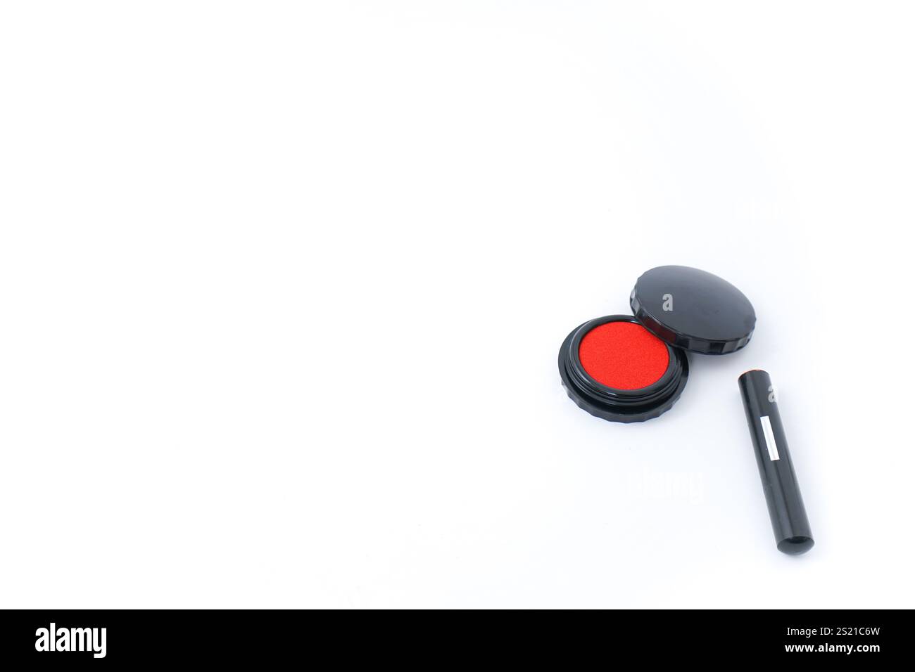 Immagine contratta e sigilla Foto Stock