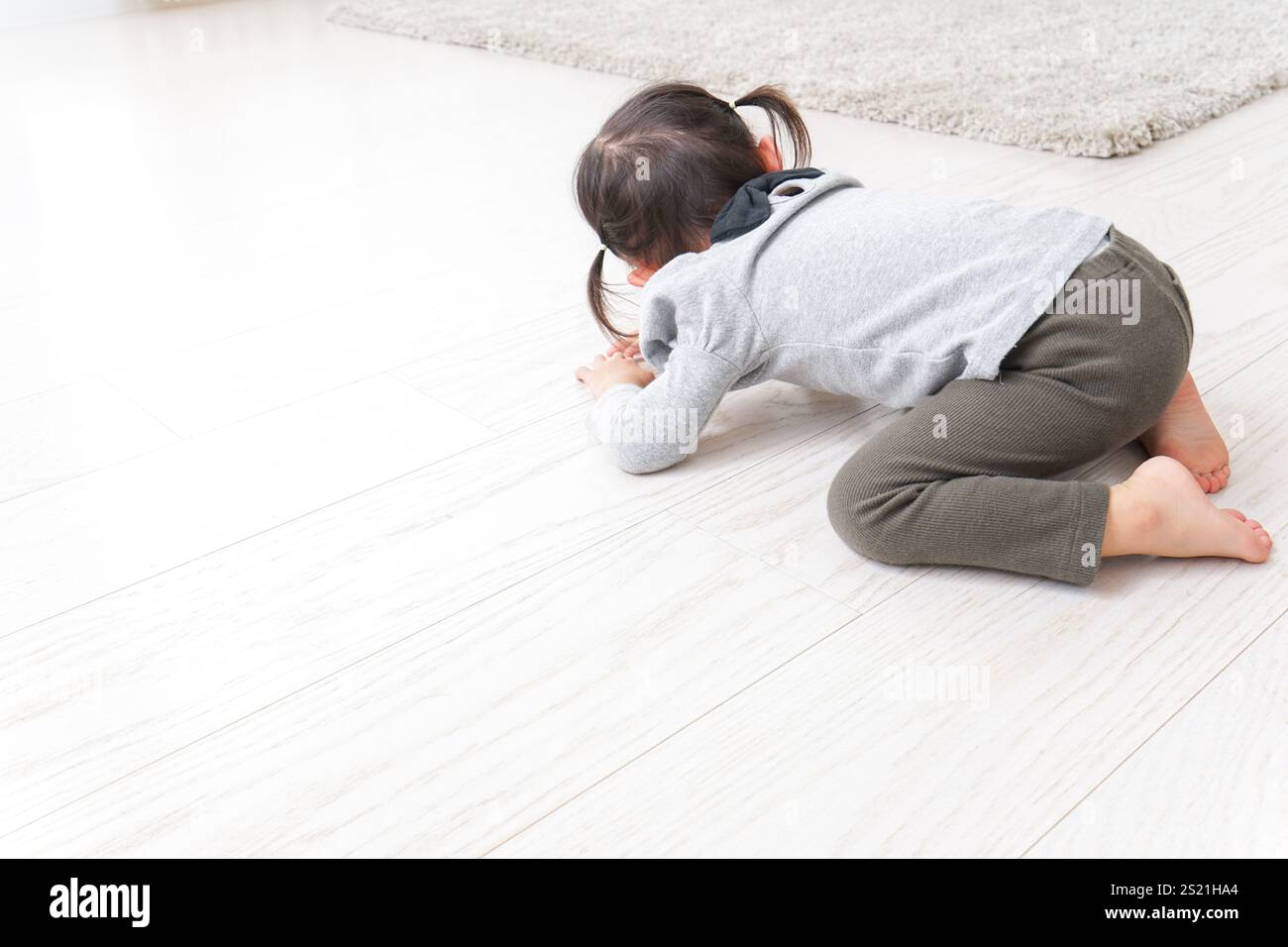 Bambino che piange Foto Stock