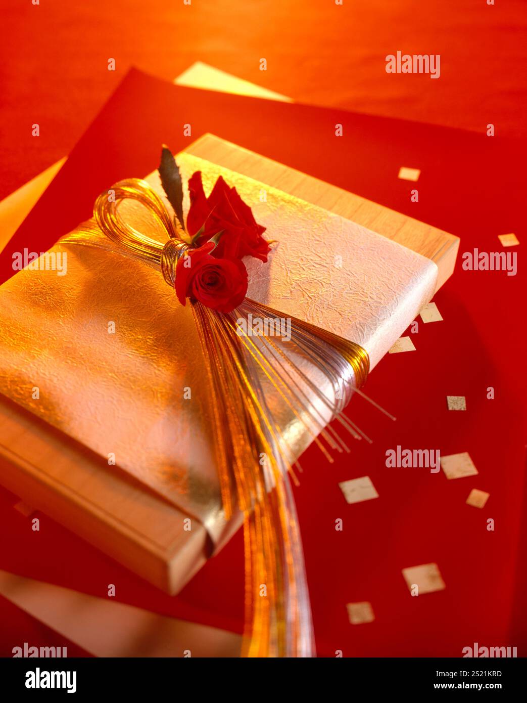 Immagine di regali regali regali di fine anno e metà anno Foto Stock