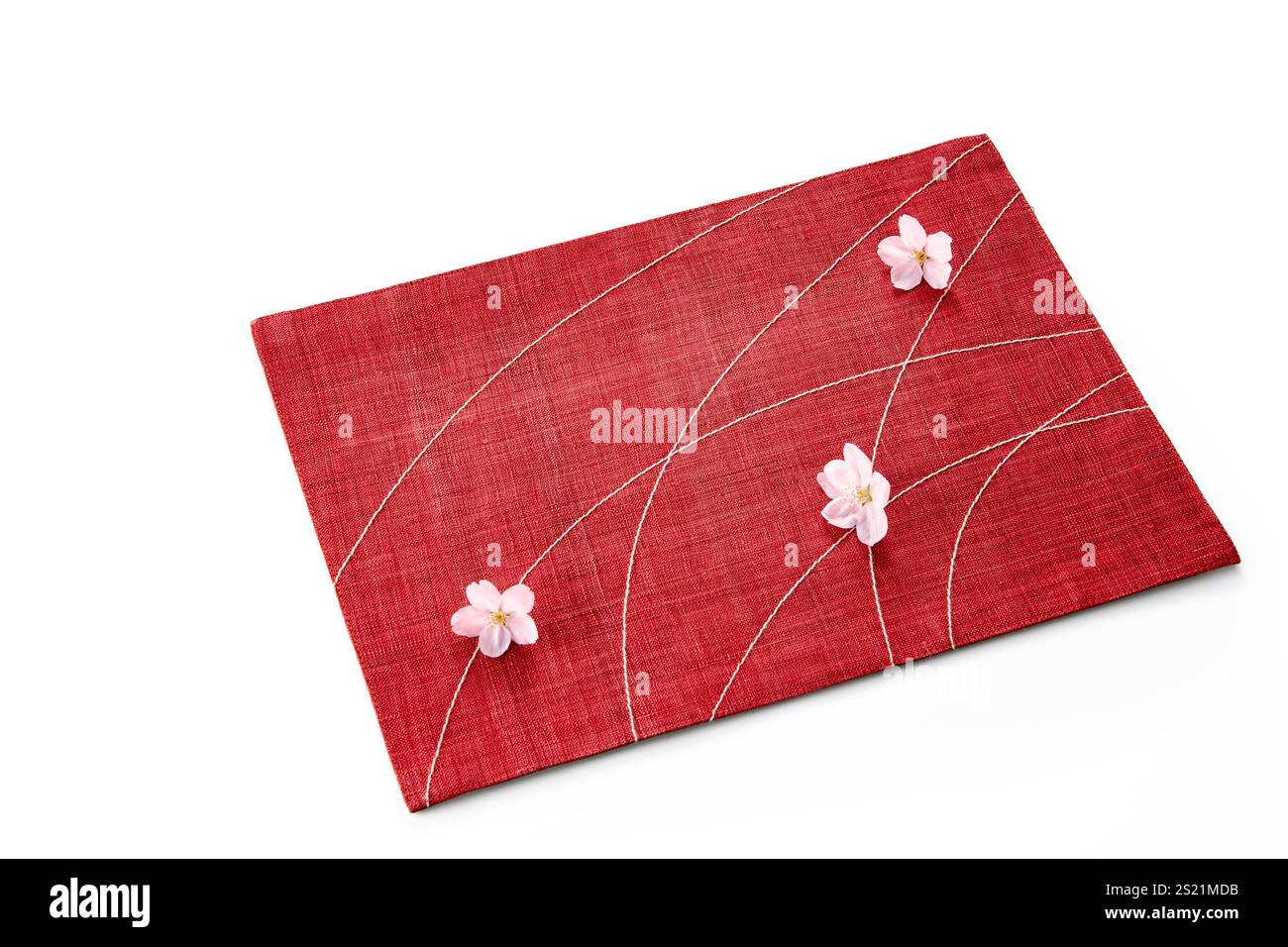 Tappetino per pranzo in fiore di ciliegio, gusto giapponese Foto Stock