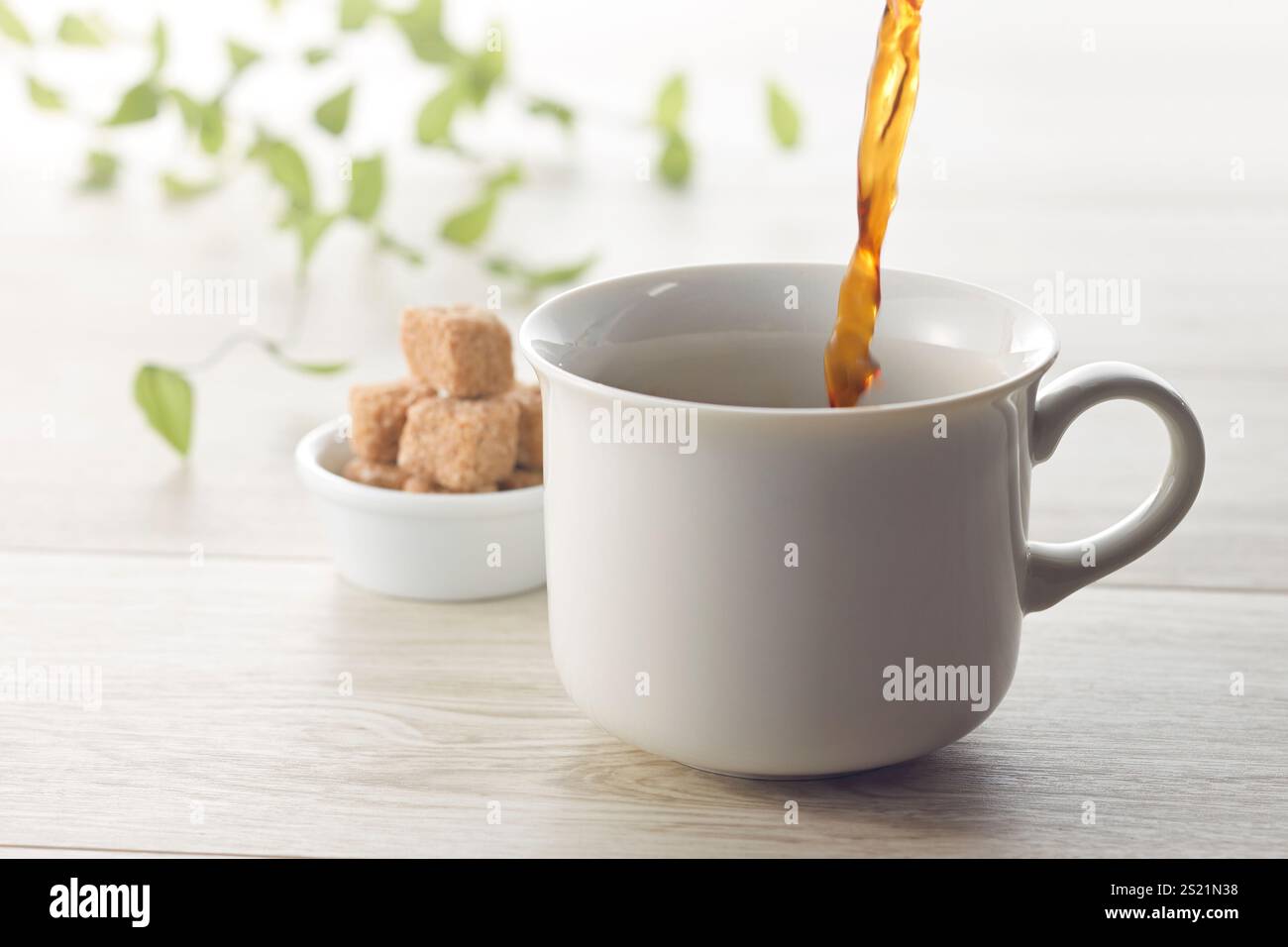 Caffè del mattino Foto Stock