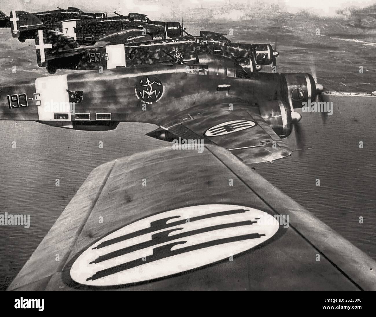 Savoia-Marchetti SM.79 - documento storico, fotografo sconosciuto Foto Stock