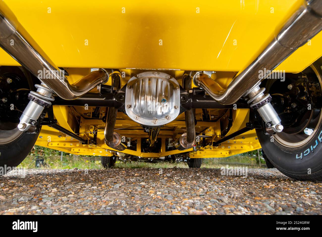 1938 Ford Model B "Deuce Coupe" tradizionale Hot Rod con una Chevy V8 da 5,7 litri, simile al film American Graffiti Hot Rod Foto Stock