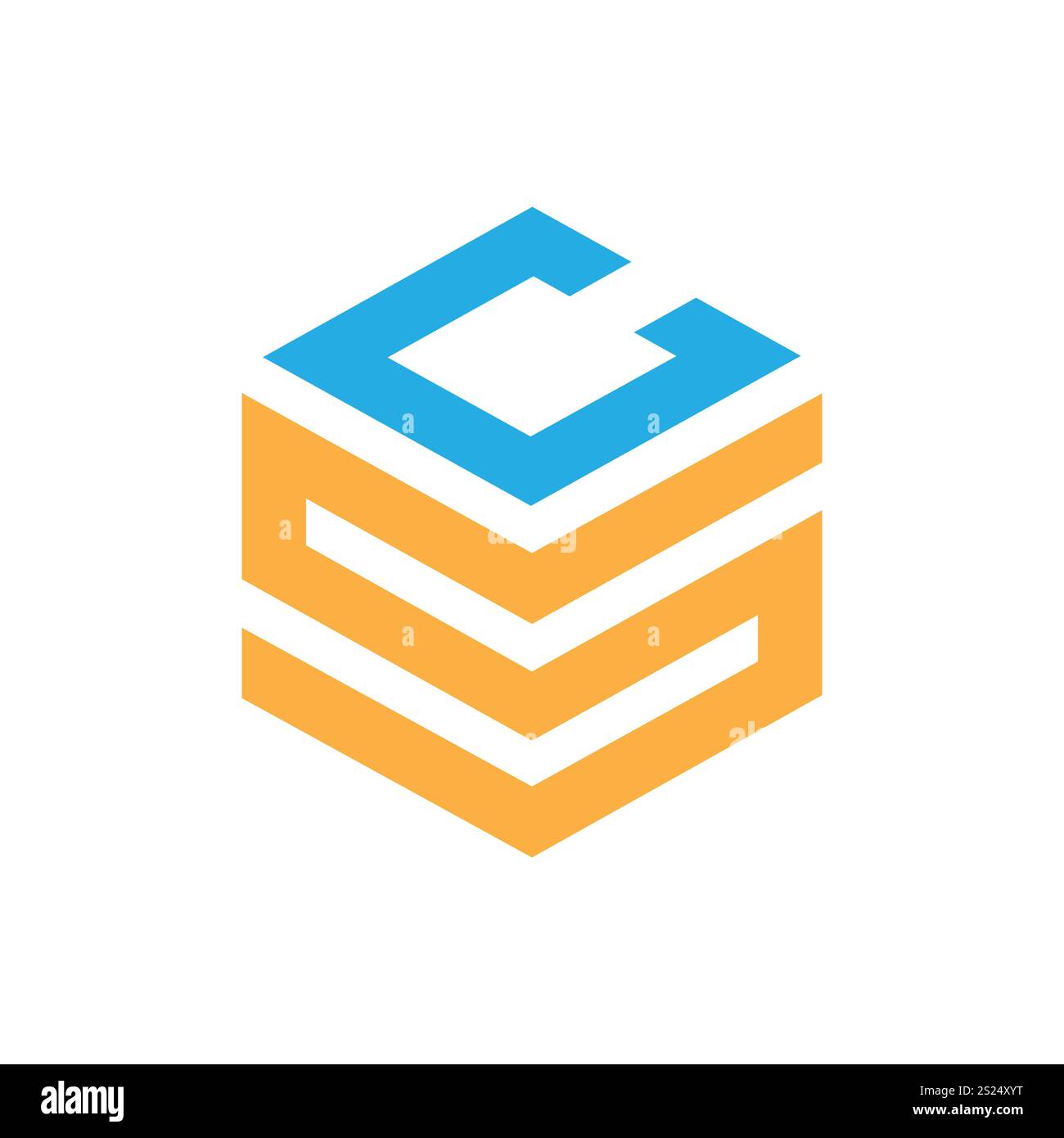 Design iniziale del logo lettera C alfabetica, logo lettera sc iniziale, logo cs, icona cs, simbolo cs, iniziale cs, lettera sc, logo sc, icona sc, lettera sc, sc in Illustrazione Vettoriale