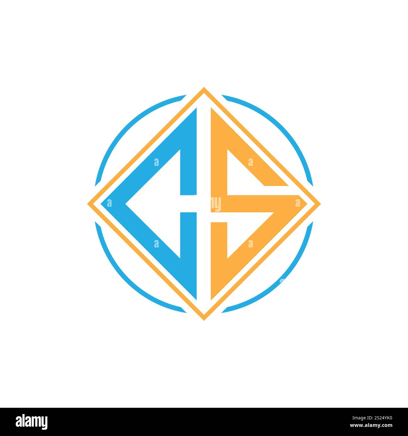 Design iniziale del logo lettera C alfabetica, logo lettera sc iniziale, logo cs, icona cs, simbolo cs, iniziale cs, lettera sc, logo sc, icona sc, lettera sc, sc in Illustrazione Vettoriale