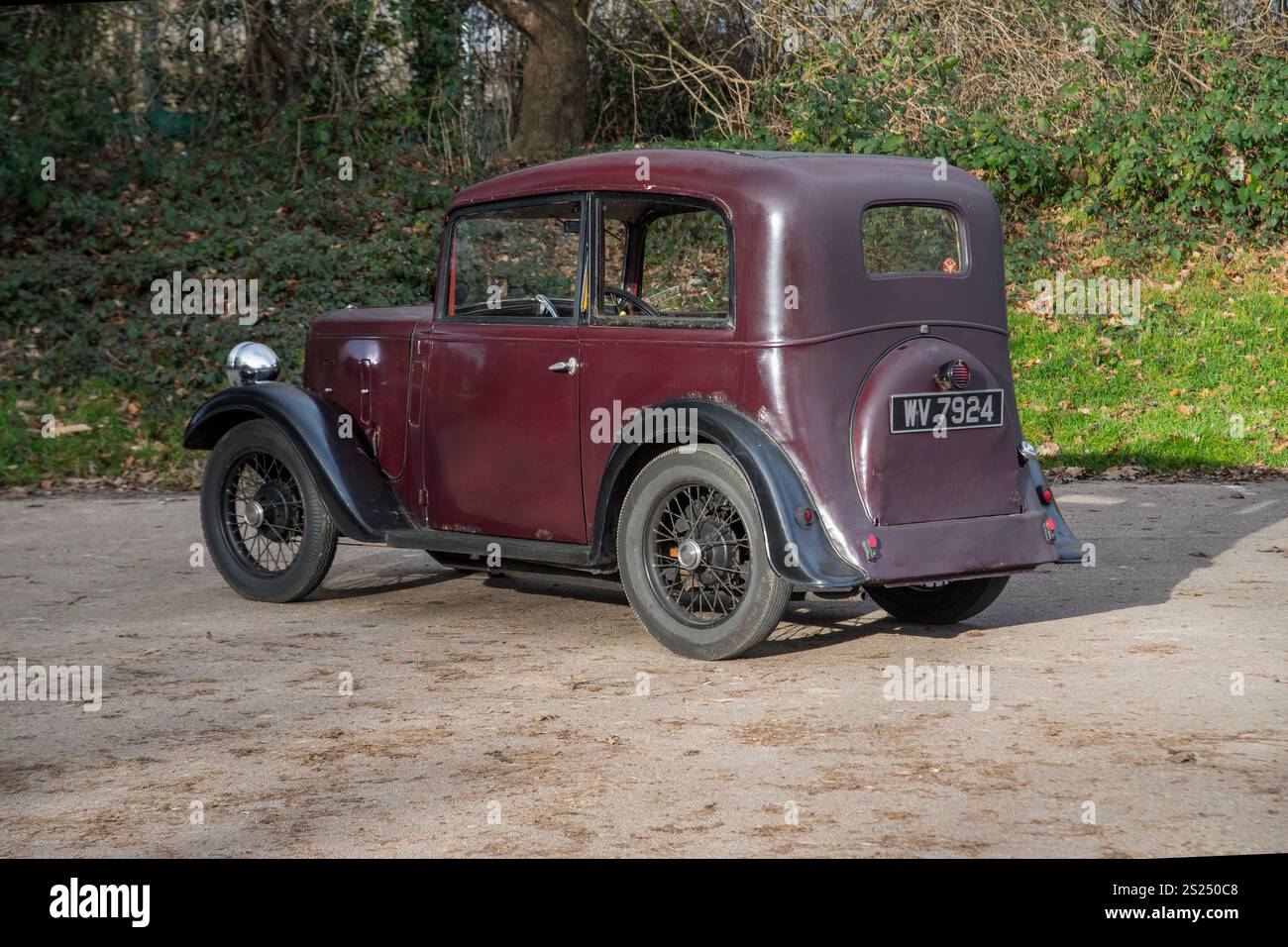1935 Austin Seven Ruby, classica auto dei popoli britannici prima della guerra Foto Stock