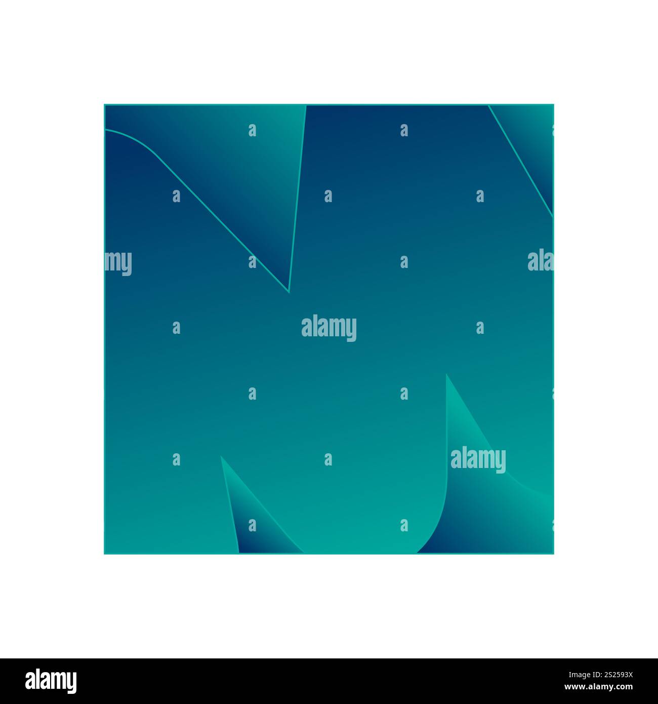 Lettera colorata su una sfumatura colorata Illustrazione Vettoriale