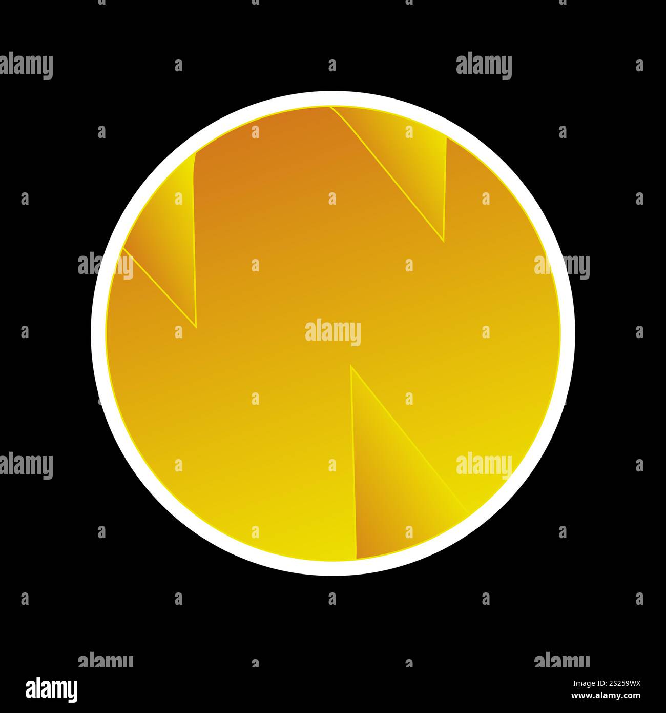 Lettera colorata su una sfumatura colorata Illustrazione Vettoriale