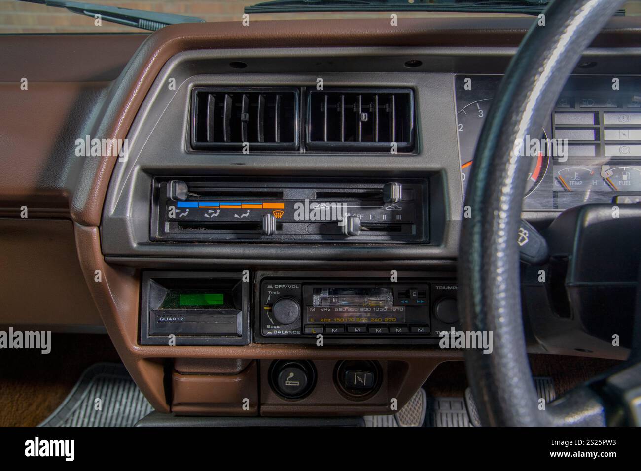 Triumph Acclaim, collaborazione anglo-giapponese degli anni '1980 tra British Leyland/Triumph e Honda e The Last Triumph Foto Stock