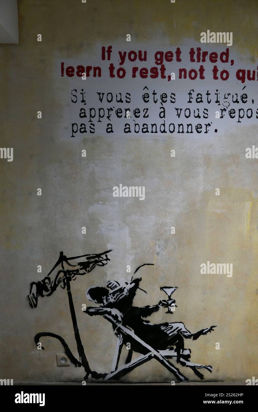 Museo World of Bansky, Parigi, Francia, Europa Foto Stock