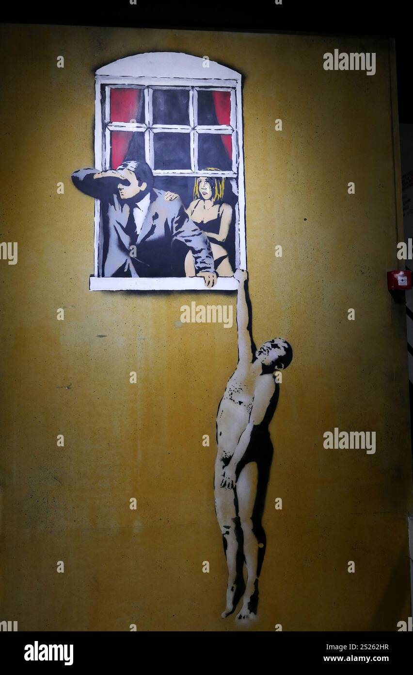 Museo World of Bansky, Parigi, Francia, Europa Foto Stock
