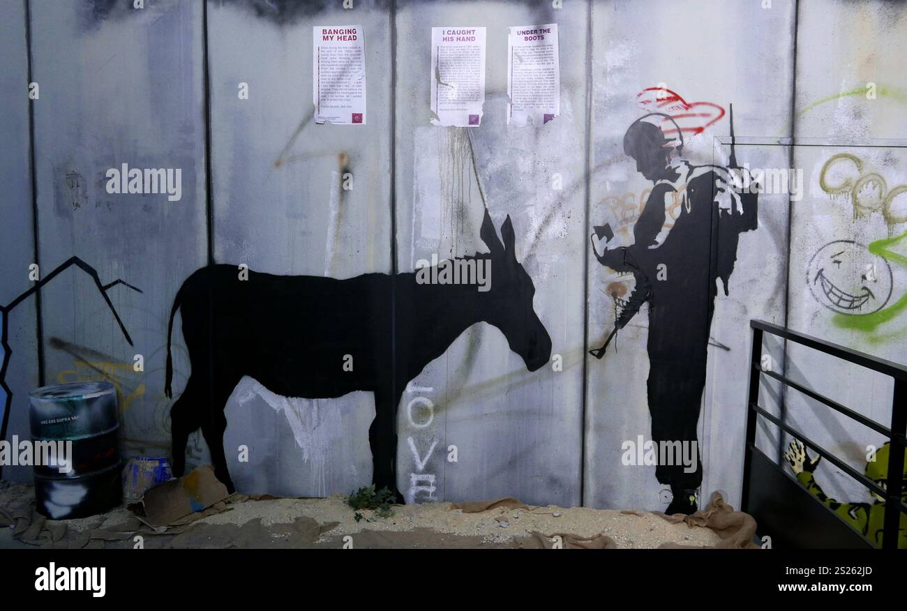Museo World of Bansky, Parigi, Francia, Europa Foto Stock