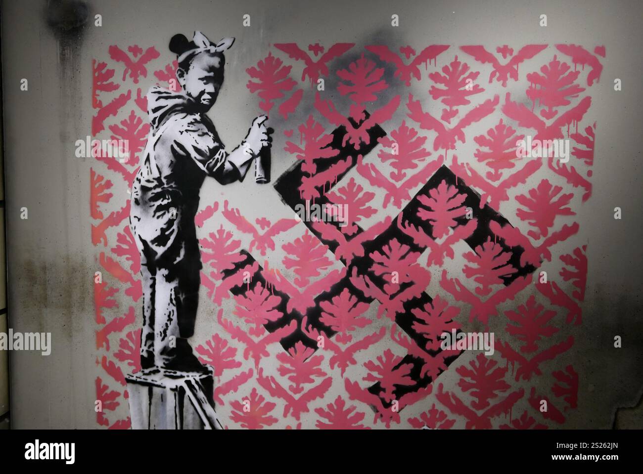 Museo World of Bansky, Parigi, Francia, Europa Foto Stock