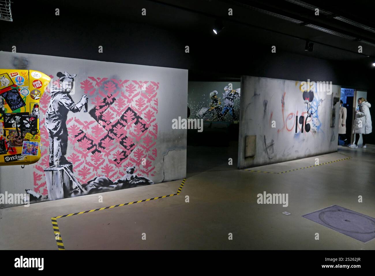 Museo World of Bansky, Parigi, Francia, Europa Foto Stock